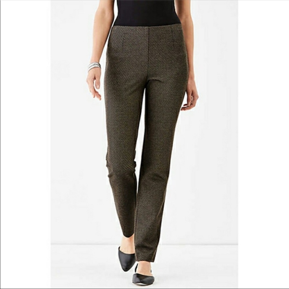 J. Jill Ponte Slim Leg Stretch Pant Size M